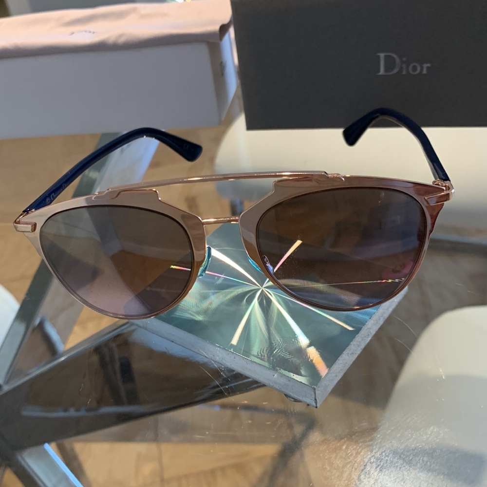 Dior Reflected Sunglasses - Rose Gold